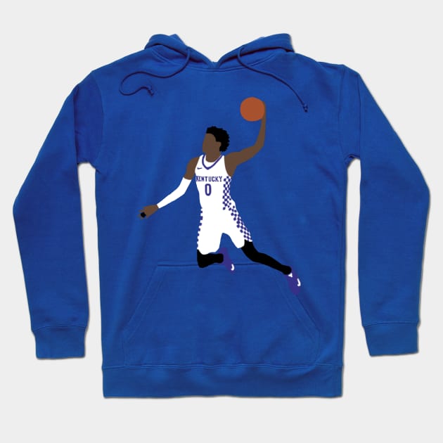 De'aaron Fox Kentucky Hoodie by xRatTrapTeesx